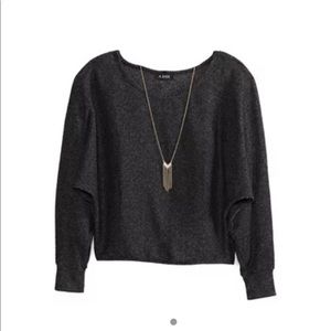 A. Byer ribbed knit top